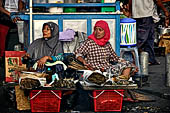 Tents serving all kinds of local cuisine in Malioboro street Yogyakarta. 